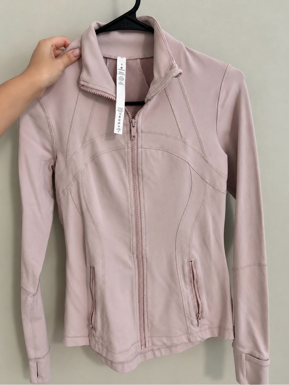 Lululemon light pink Align jacket